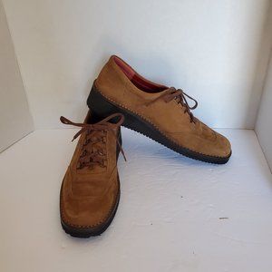 Salvatore Ferragamo Suede  Oxford Sport Shoes